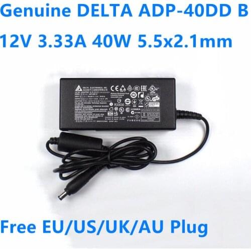 Genuine DELTA ADP-40DD B 12V 3.33A 40W 5.5x2.1mm PA-1041-0 AC Adapter For DELL MONITOR S2240LC PA-1041-71 Power Supply Charger