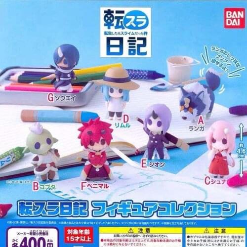 Original genuine gashapon toys Anime That Time I Got Reincarnated as a Slime ranga Benimaru Shuna Shion Souei Gobta figures