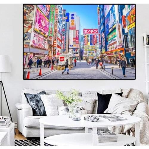 Full square/round Diamond Embroidery Japanese street scenery 5D Diamond Painting Cross stitch Rhinestone Mosaic Home decor P433