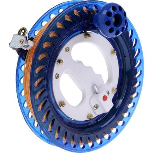 Durable Outdoor Fishing Reel Kite Line Winder Winding Reel Grip Wheel with 450 flying Line String Flying Tools for Kids Adult