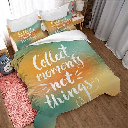 Simple Fashion Home 2/3 Piece Bedding Set of Brushed Polyester Microfiber Duvet Cover with Pillowcases for Teens Girls Lady