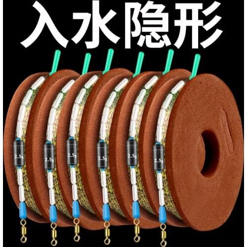 Hand made finished spotted fish line set Dawa hand rod fish rod crucian carp special line set is convenient and fast