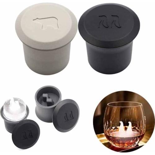 Silicone Ice Cube Mold Penguin Polar Bear Shape Popsicle Moulds Bar 3D Ice Cube Trays for Cocktails Juice Kitchen Accessories