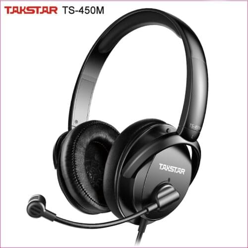 Takstar TS-450M multimedia headphone use for Multimedia electrified education/audio service station/TV program host
