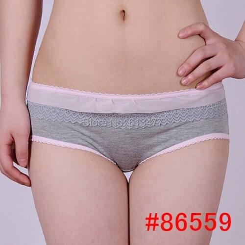 Cotton Womens Sexy Thongs G-string Underwear Panties Briefs For Ladies T-back,Free Shipping, 6pcs/Lot 86559