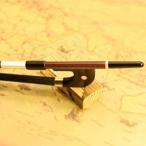 FREE SHIPPING 1/4 Size 300BGB German Brazilwood BASS BOW Nice Quality Ebony Frog Natural Black horsehair Bass Accessories