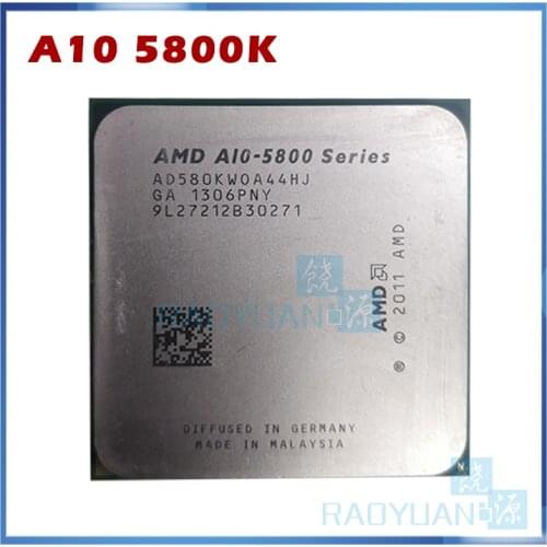 AMD A10-Series A10-5800 A10-5800K A10 5800 A10 5800K Quad-Core CPU Processor AD580KWOA44HJ Socket FM2