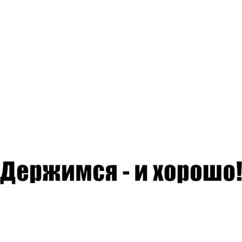 CS-11055# Die-Cut Vinyl Decal "We Hold on - and Good!" Car Sticker Waterproof Auto Decors on Truck Bumper Rear Window