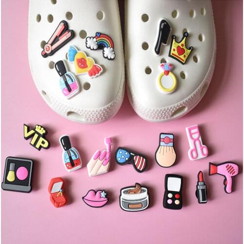 CSBL Cave Shoes PVC Decorative Soft Rubber Shoes Buckle Crocses Cute Cartoon Garden Shoes Accessories Customized Free Shipping