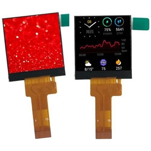 1.44 inch 15PIN 262K HD TFT LCD Color Screen ST7789V Controller 240(RGB)*240 SPI Square Screen