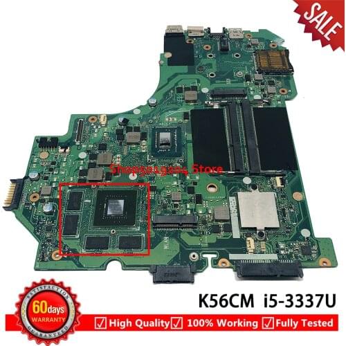 K56CM Mainboard REV 2.0 I5-3317U i5-3337U For ASUS S550CM S56C S56CM K56C K56CM Laptop motherboard