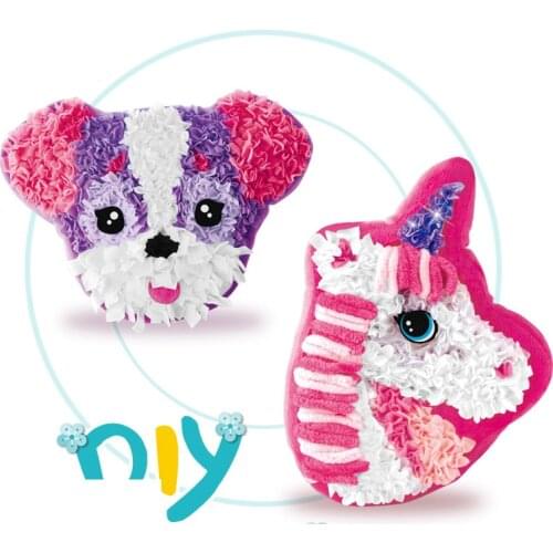 DIY Material Package Making Children Pillow Toys Handmade Animal Unicorn Creative Plush Toys Parent-Child Interative Toys