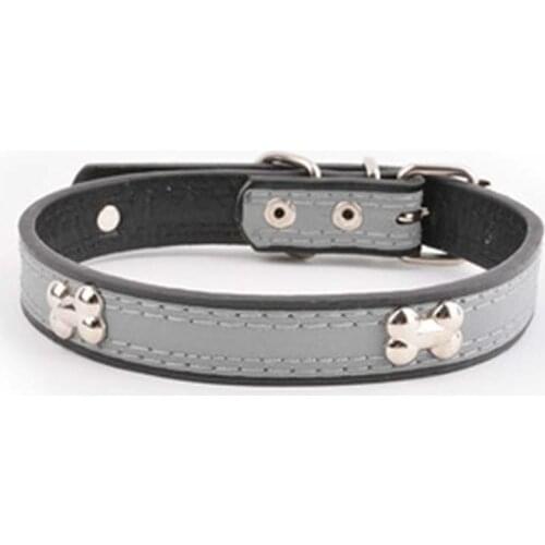 S/M/L/XL High Quality Dog Collar Adjustable Size Cat Traction Ring Night Reflective Toughness Good Pet Outdoor Walking Supplies