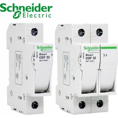 Schneider Fuse base OSMFU232 Mart OSF32 2P 1P 10x38 1A-32A FUSE OSF 32 Brand new original