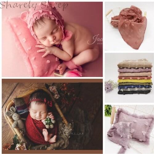Newborn Wrap Photography Props Baby Girl Boy Bear Hat+Pillow Set Photo Shoot Accessories bebe fotografia Infant Shoot Wrap Prop