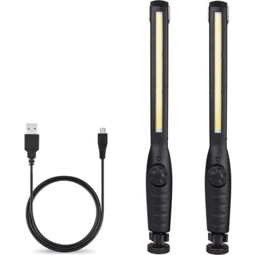 USB Rechargeable Working Light Rotatable COB LED Flashlight Magnetic Work Lamps Powerful LED Lantern For Workshop Car Repairing