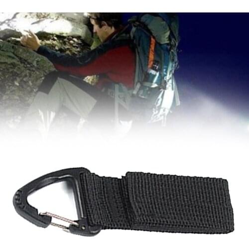 1Pcs Nylon Keychain Clasp Belt Tactical Backpack Travel Kits Webbing Carabiners Hook D-ring Bottle Hanging Hooks Supplies Hot