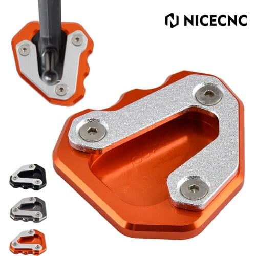 NiceCNC Kickstand Side Stand Pad for KTM 1290 Super Duke R 2013-2015 16 Titanium CNC Kickstand Side Stand Enlarge