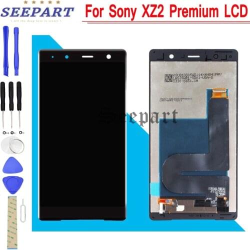 100% Tested For Sony Xperia XZ2 Premium LCD Display Touch Screen Digitizer Assembly For 5.8" Sony XZ2 Premium LCD Screen