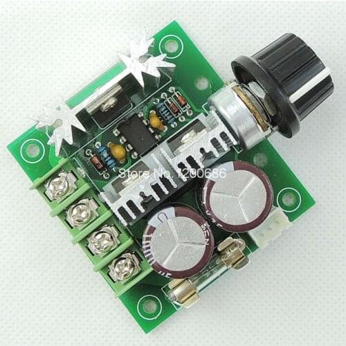 12V-40V 10A PWM DC Motor Speed Controller with Knob
