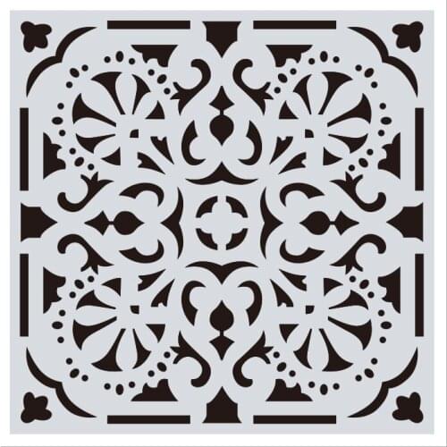 15*15 mandala Layering Stencils for Diy scrapbook/photo album Decorative Embossing Painting Drawing stencil,home decor