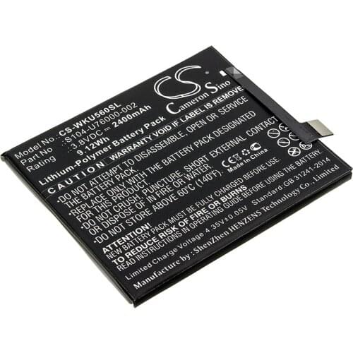 Cameron Sino Battery For Wiko P4601,P5601,P6601,P6609,U Feel,U Feel Lite,U Feel Lite 4G