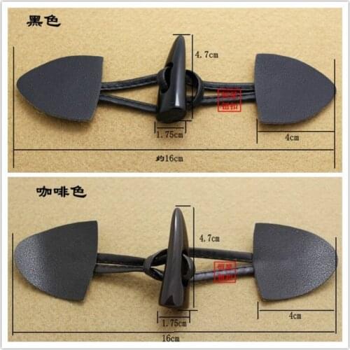 Acrylic Coat Sweater Wind Coat Horn Buckle Garment Sewing Manual Clothing Accessories Duffel Coat Overcoat Button 100pcs/lot