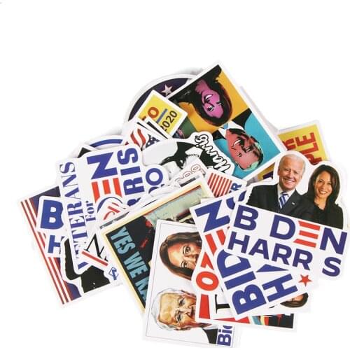 AOZBZ 50 PCS Biden Harris Graffiti Sticker Suitcase Sticker Waterproof For Guitar Cup Car Biden Harris Sticker Car Accessories