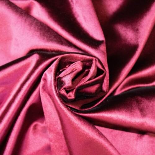 Burgundy Curtain Velvet Fabric 145 cm width 10 mt'ye up cut