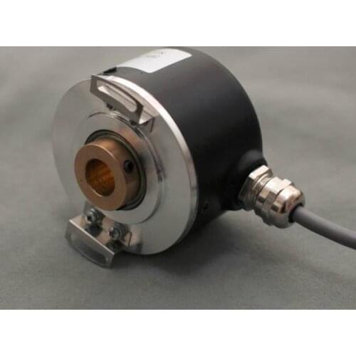 Free Shipping! 1pc 12mm hollow shaft optical rotary encoder K6012 1024 pulse 1024 lines ABZ phase 5-24V