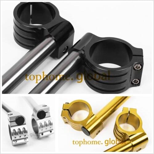 CNC 39mm Regular Clip-Ons handlebars handle bar Fork Tube One Pair Black/Gold/Silver Motorcycle Handbar Clip Ons Clipon