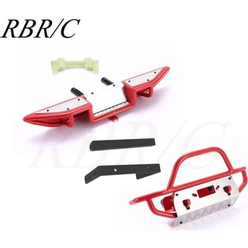 RBR/C Metal Front And Rear Bumpers Can Be Installed With Winch Use For Simulation 1/10 Off-Road RC Remote Control Car R762-763