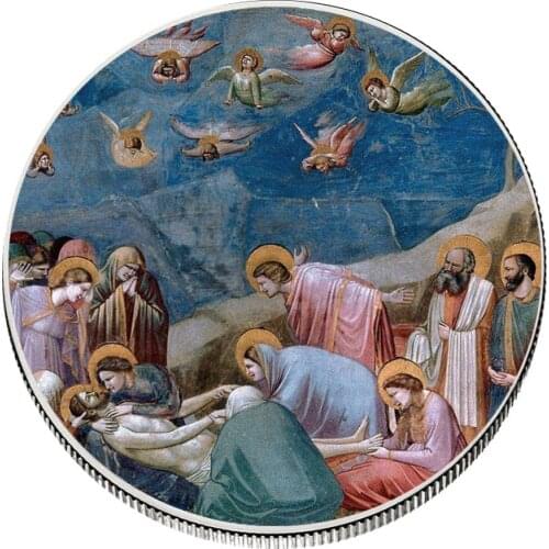 World Collectible Souvenir Gifts 999.9 Silver Plated Jesus Coin Art Ornament Coins Collectibles Challenge Coin