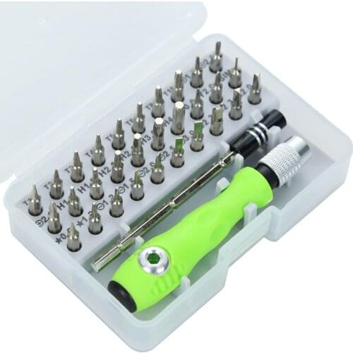 32 in 1 Screwdriver Set, Mini Screwdrivers Kit with Extension Rod and Screw Driver Bits,Repair Tool Kit for Glasses,Watch,Phone