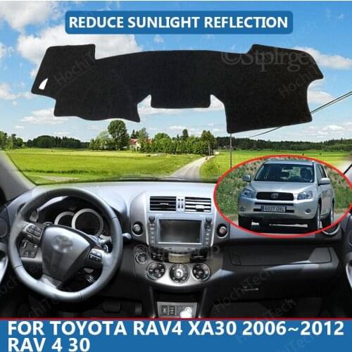 Car Inner Dashboard Cover Capet Cape for Toyota Rav4 XA30 2006~2012 RAV 4 30 Dashmat Sunshade Pad Cover Dash Mat
