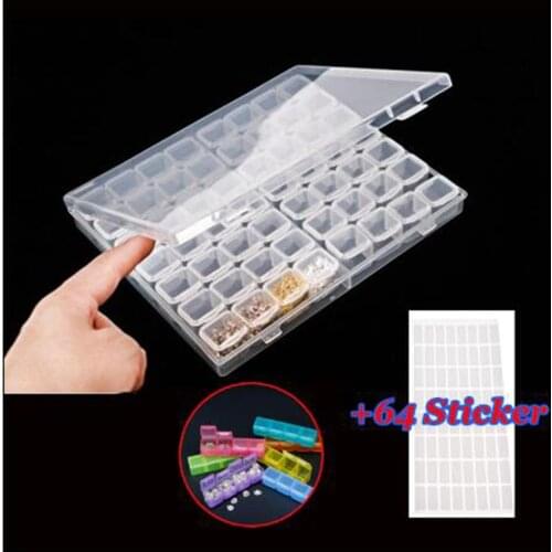 Dismountable Diamond Embroidery Accessories 5D DIY diamond painting Tools Boxes Cross Stitch Cases Rhinestone Storage Box LK013