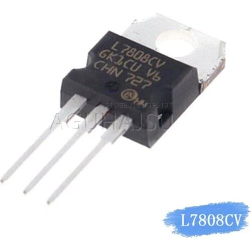 10PCS L7808CV TO220 L7808 TO-220 7808 LM7808 MC7808 stabilivolt voltage-regulator tube New original