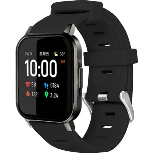 Silicone Strap for Haylou LS02 Smart Watch Band Replacement Wristband Bracelet for Xiaomi Haylou LS02 Watchband Correa