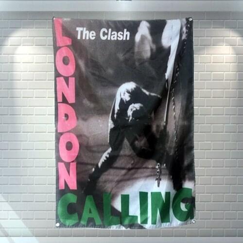 Rock Band \ Hip Hop \ Heavy Metal \ Regga Poster Four-hole Flag Banner Tapestry Vintage Wall Art Bar Cafe Home Decoration C3