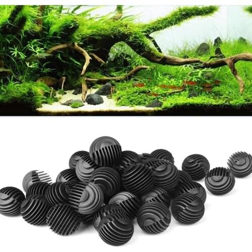 200g Net Fish Tank Bag Loading Aquarium Water Purification Nitrification Material Biochemical Ball Fish Tank Purification Filter