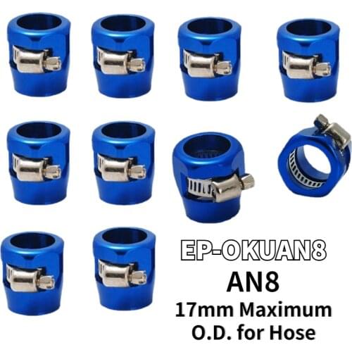 Racing AN8 18mm Straight Hose End Clamp Fittings EP-OKUAN8