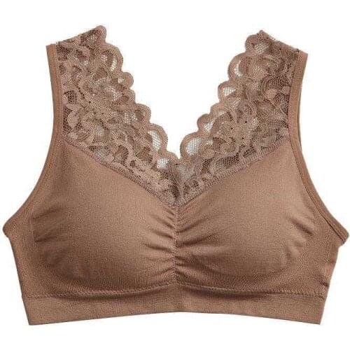 Sports Bra Underwear Women Wrapped Breasts No Steel Ring Wide Shoulders Gather And Close Breast Vest