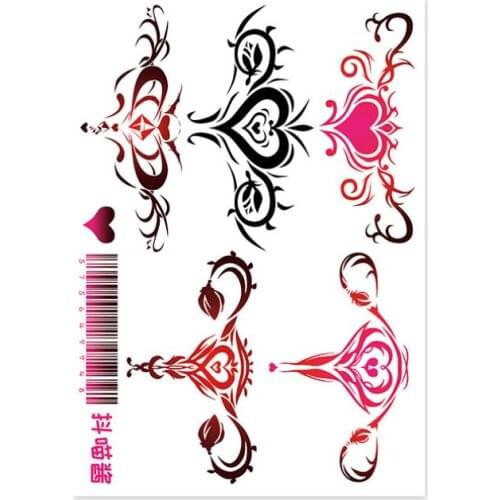 Navel Sticker Sexy Navel For Women Waterproof Temporary Sticker Fake Body Art Sexy Lasting Simulation Tattoo Sticker T1580
