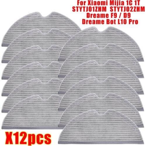 Mop Cloths Accessories For Xiaomi Mijia Vacuum 1C 1T Robot Vacuum Cleaner STYTJ01ZHM STYTJ02ZHM Dreame F9 / D9 Mop Rag Parts