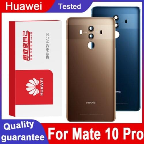 High quality BackHousing Replacement for Huawei Mate 10 Pro Back Cover Battery Glass with Camera Lens for Mate 10 Pro Rear cover