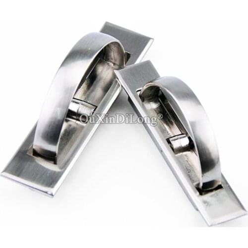 High Quality 10PCS Tatami Hidden Door Handles Recessed Flush Pull Cover Floor Cabinet Handles CC 85mm/96mm