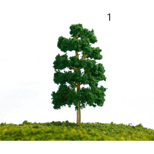 200pcs/lot 1/150 N Scale 6.5cm Architectural Model Green Tree For Ho N Z Train Layout Model Scene