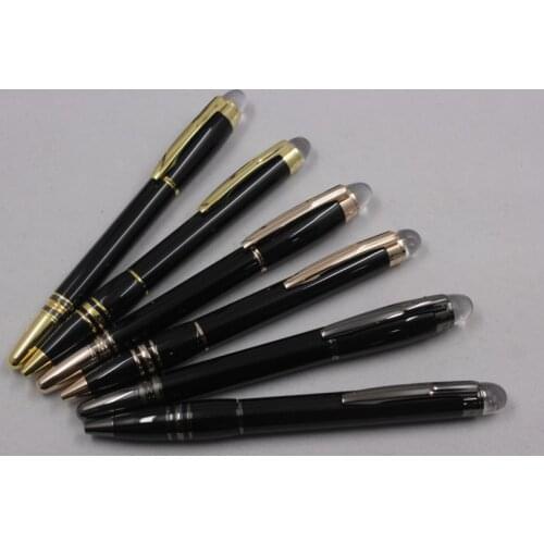 2021 Wakaka Mb Pen Gold Black Resin Roller pen Ballpoint Pen 105655 105654