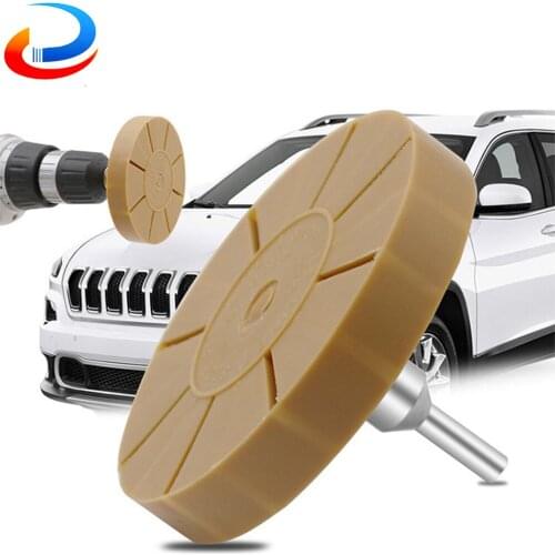 3.5/4 inch Car Rubber Eraser Wheel Pad Rubber Wheel Car Sticker Disk Decal Eraser Remover Paint Cleaner Car Polish Auxiliary