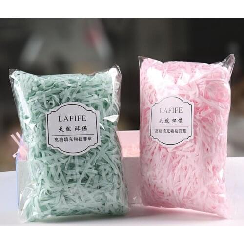 50g DIY Gift Filling Material Raffia Shredded Paper Confetti Gift Box Wedding Holiday Gift Decoration Supplies Craft Paper